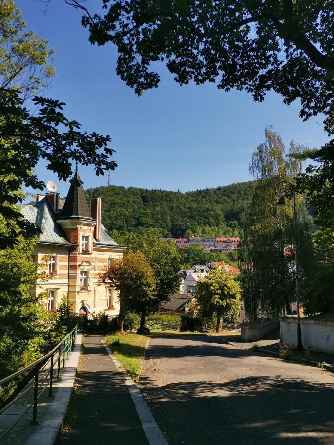 Ubytovani Ester - Utulny Byt V Lazenskem Centru Karlovych Varu Se Zahradkou Apartment Karlovy Vary Exterior photo